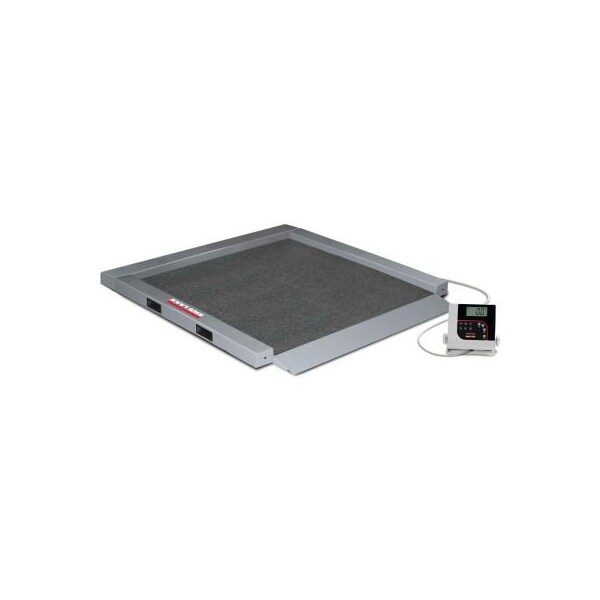 Rice Lake Weighing Systems Rice Lake RL-350-5 Portable Bariatric Wheelchair Scale with Ramp, 1000 lb x 0.2 lb 150703 - main
